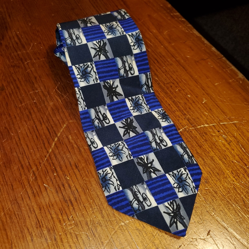 Vintage J. Garcia 100% Silk Tie Collection Fourteen Banyan Trees